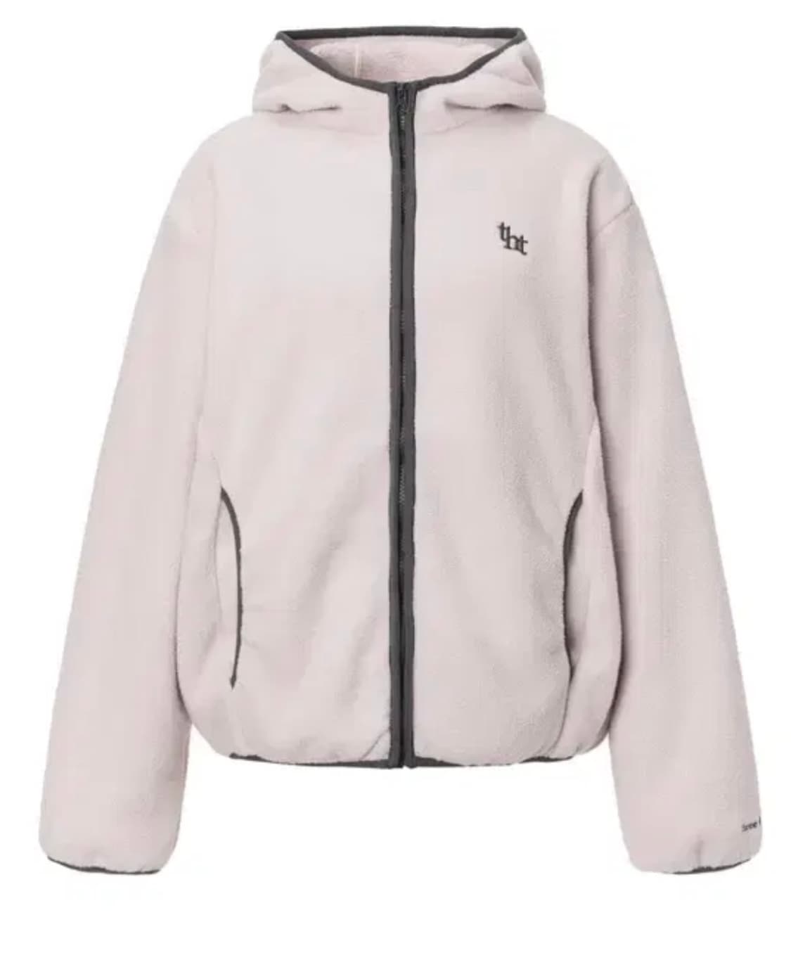 쓰리타임즈 쿠키 플리스 자켓 핑크 상품이미지1