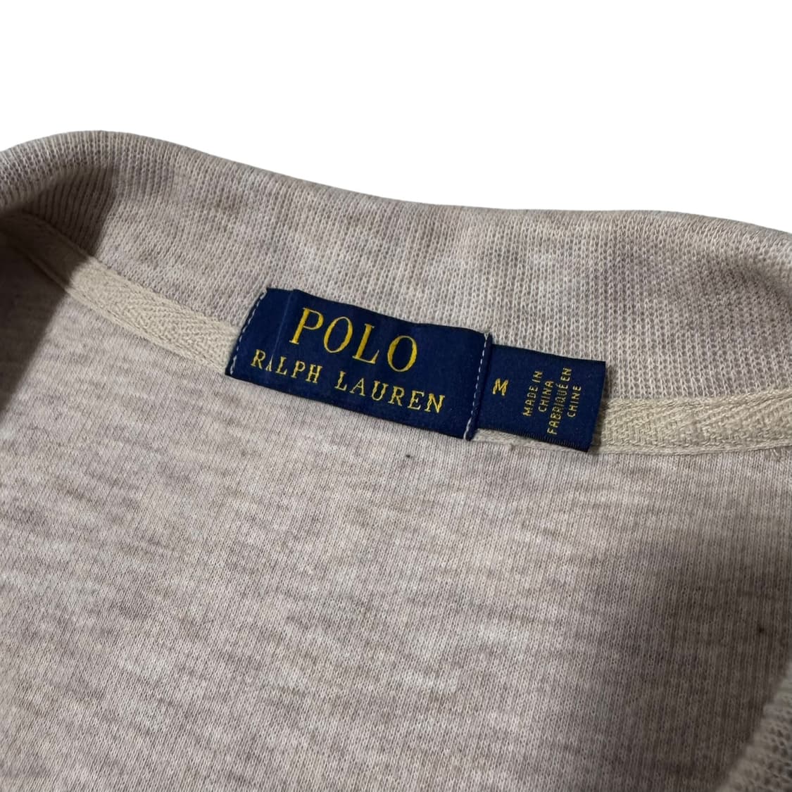 신형 폴로 랄프로렌 오트밀 반집업 니트 상품이미지4