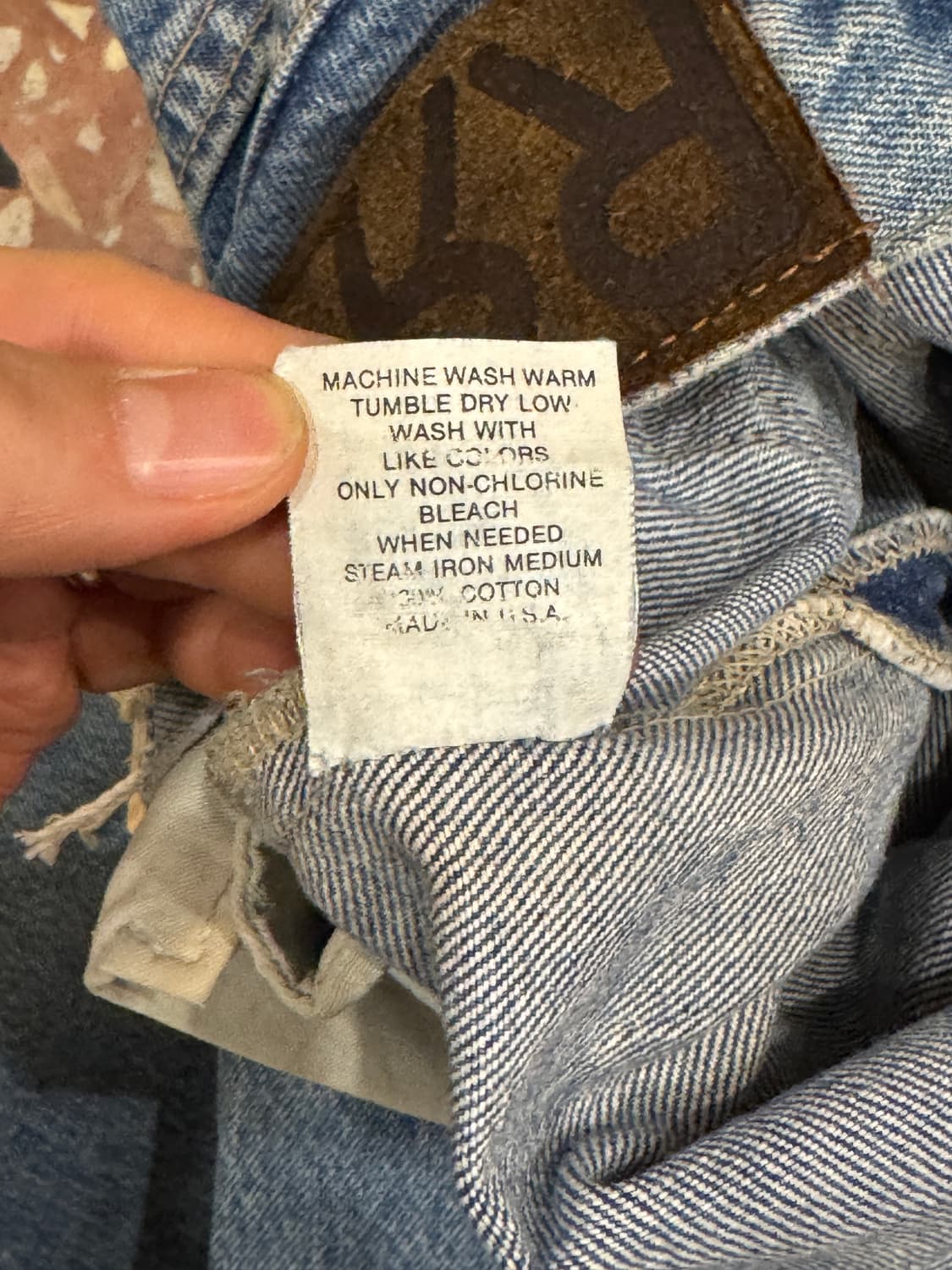 90s RRL 테이퍼드핏 워싱 데님 (31) 상품이미지8