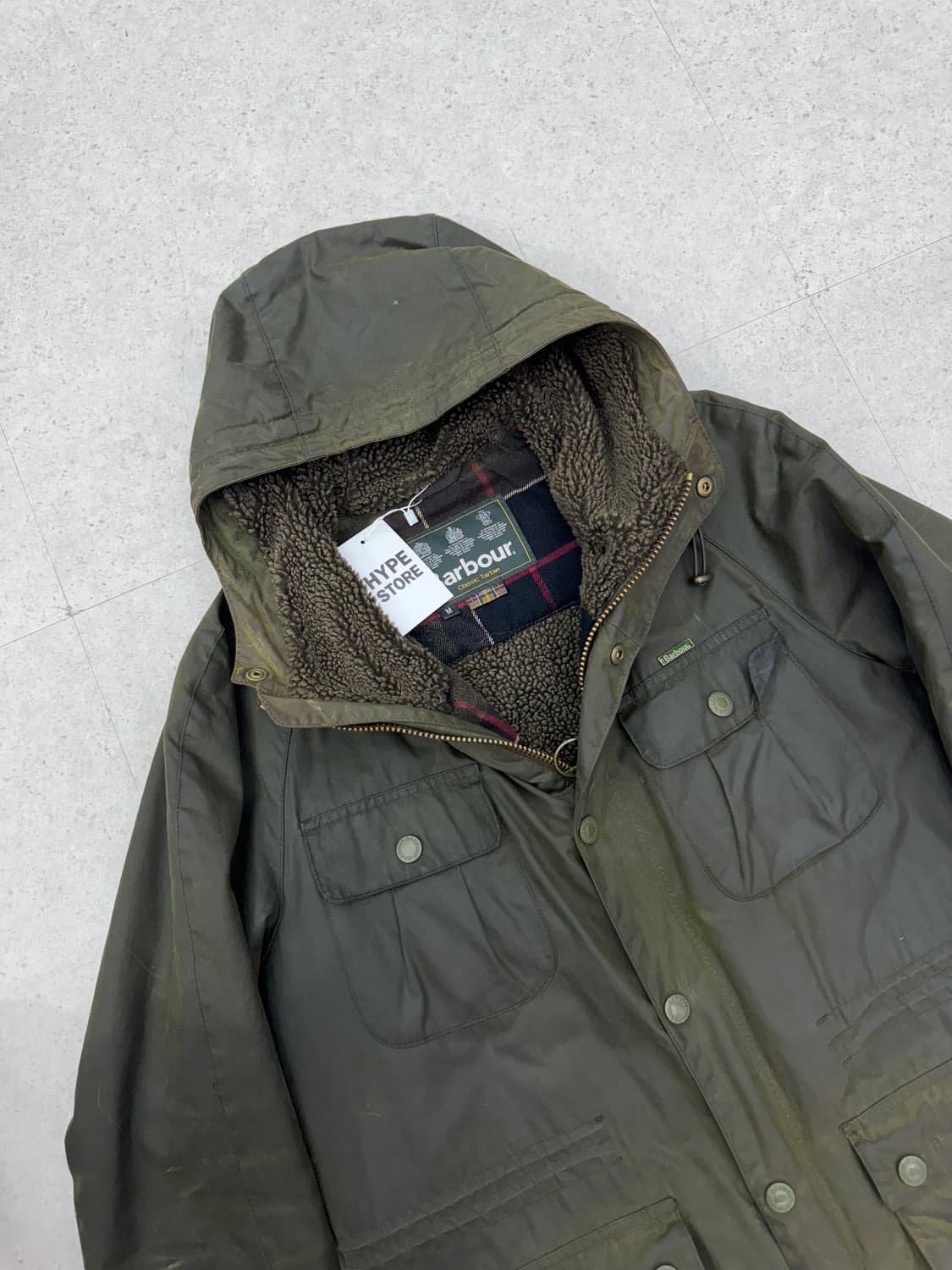 Barbour 왁스 자켓 상품이미지3