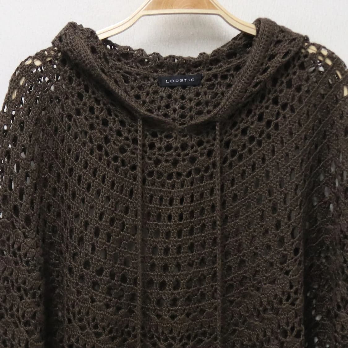 LOUSTIC 울 후드 니트 케이프 63229 상품이미지3