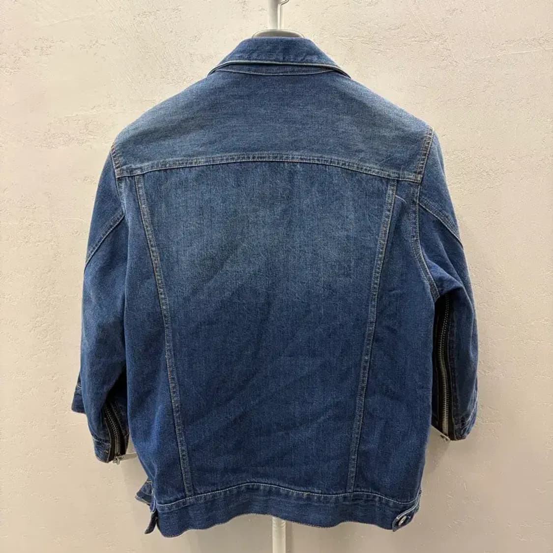 Sacai 18SS 사이드 지퍼 데님 재킷 100 상품이미지7