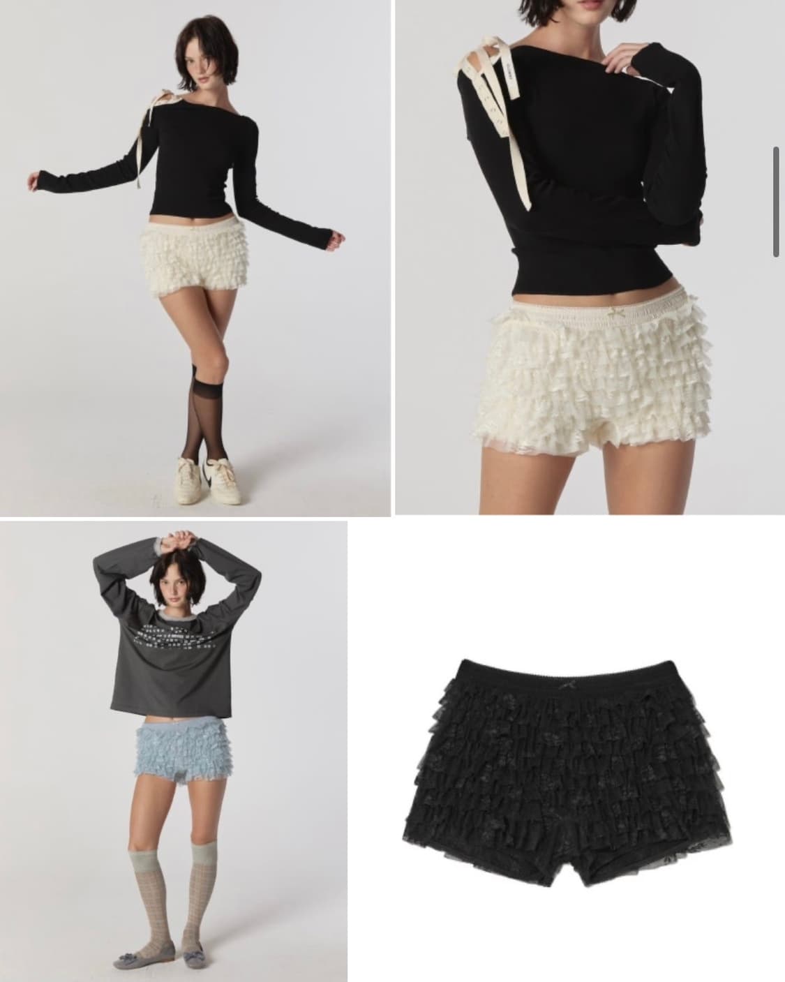 글로니 블루머쇼츠 프릴쇼츠 상품이미지2