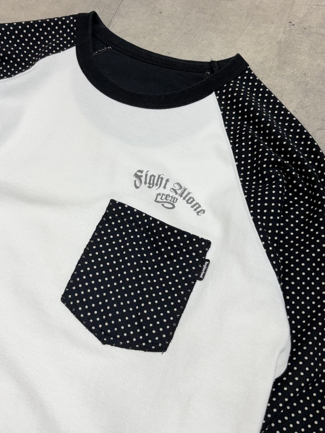 네이버후드 베이스볼 도트 땡땡이 티셔츠 슬리브 상품이미지3