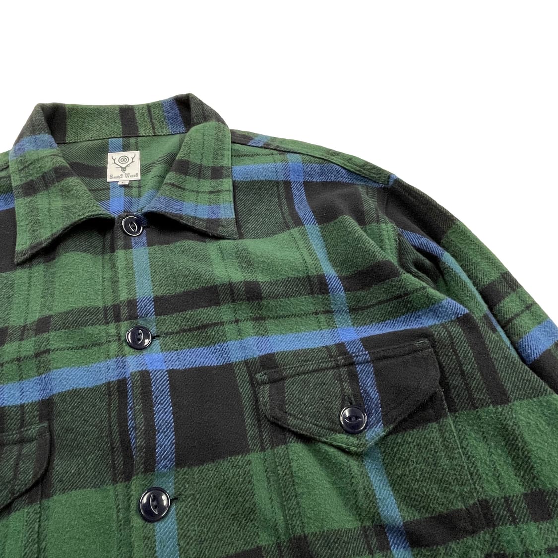 사우스2웨스트8 체크 셔츠 L 상품이미지3