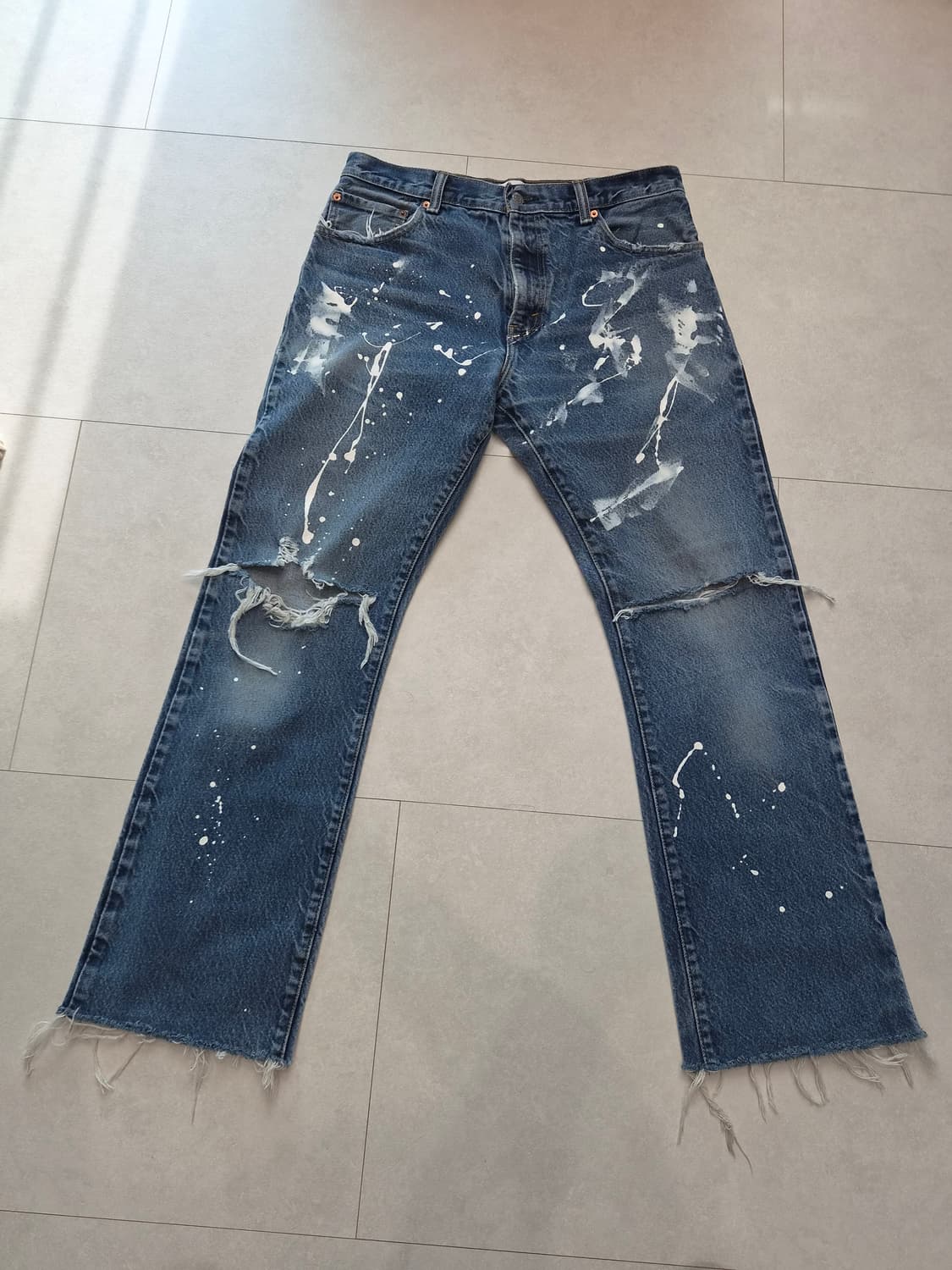 리바이스 517페인팅 커스텀 33x34 상품이미지1