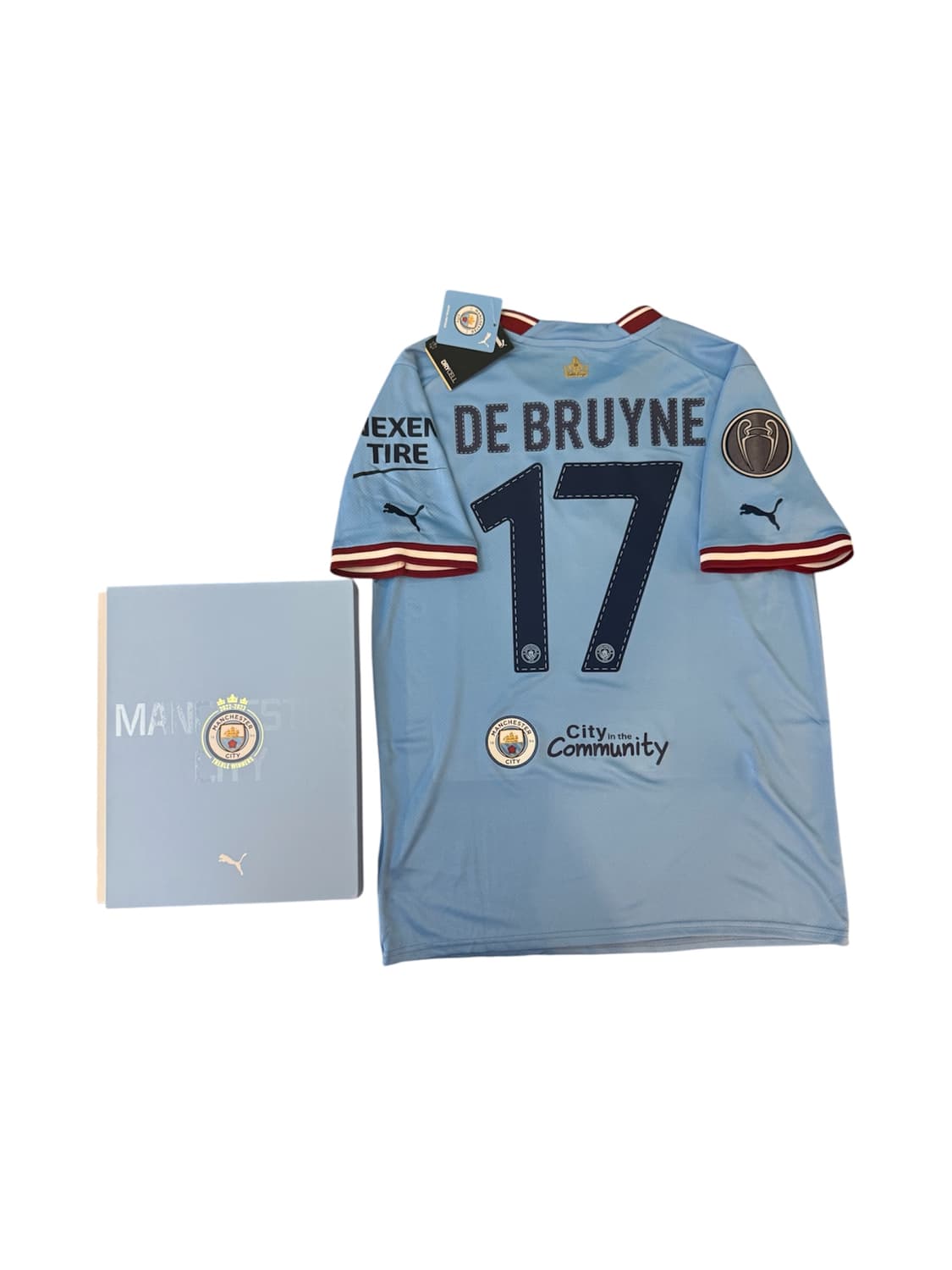 [M/100]22-23 맨시티 트레블 유니폼 데브라이너 779041-01 상품이미지1