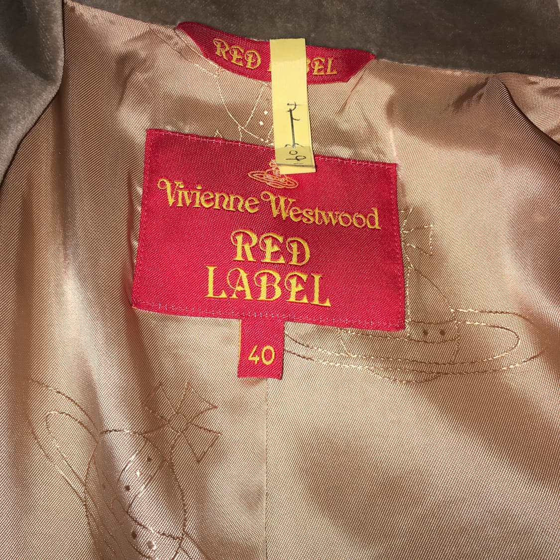 vivienne westwood 벨벳 카라 코트 상품이미지7