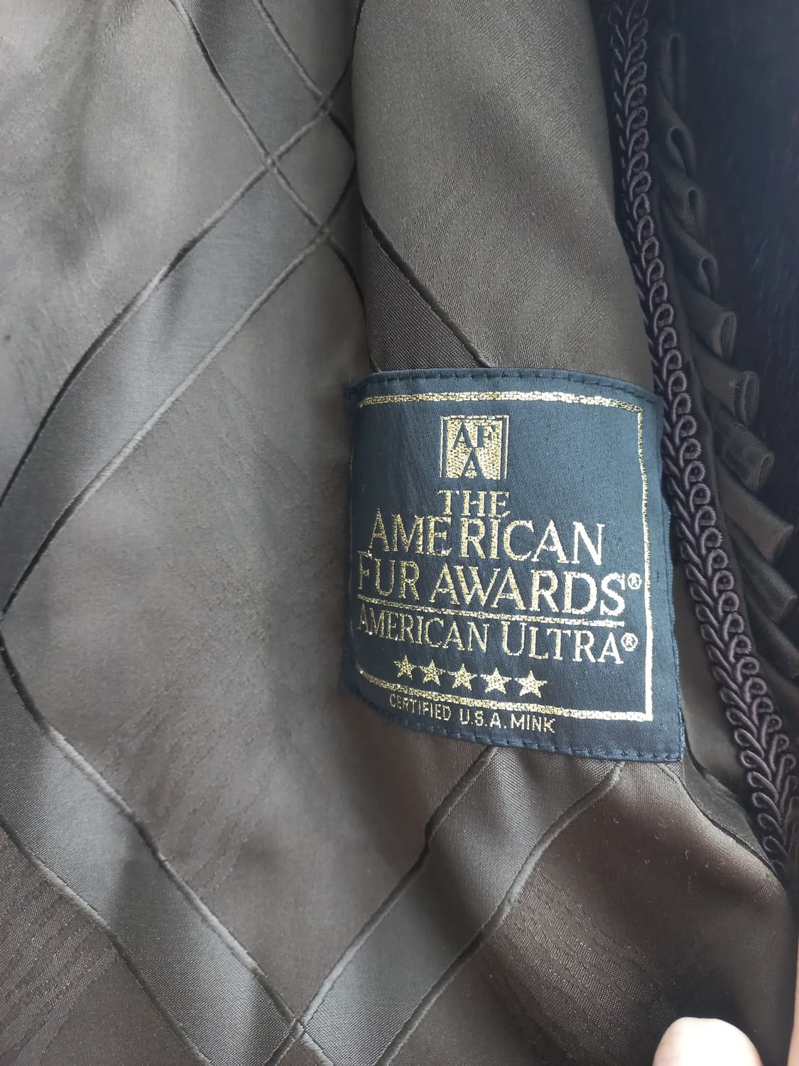 KUK JE 밍크 코트 브라운 상품이미지1