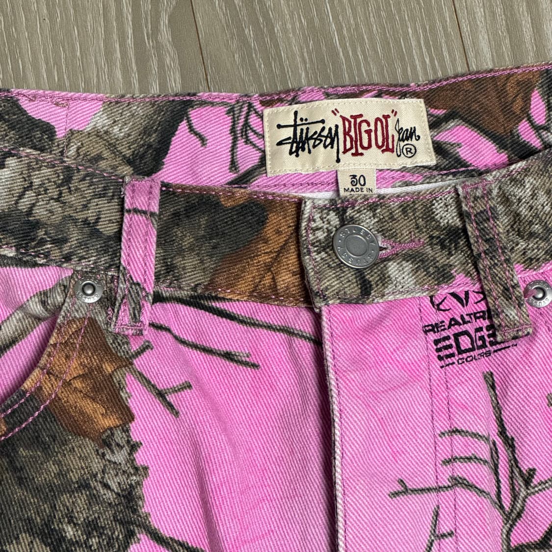 Stussy Big Ol' Jean 핑크 리얼트리팬츠 상품이미지3
