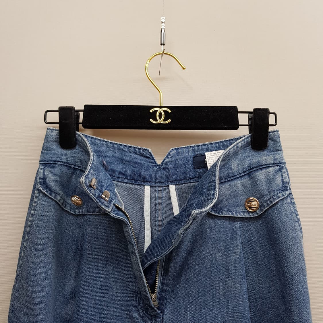 한섬 마인 2024 하이웨스트 플랩 와이드 팬츠 61-90사이즈 상품이미지3