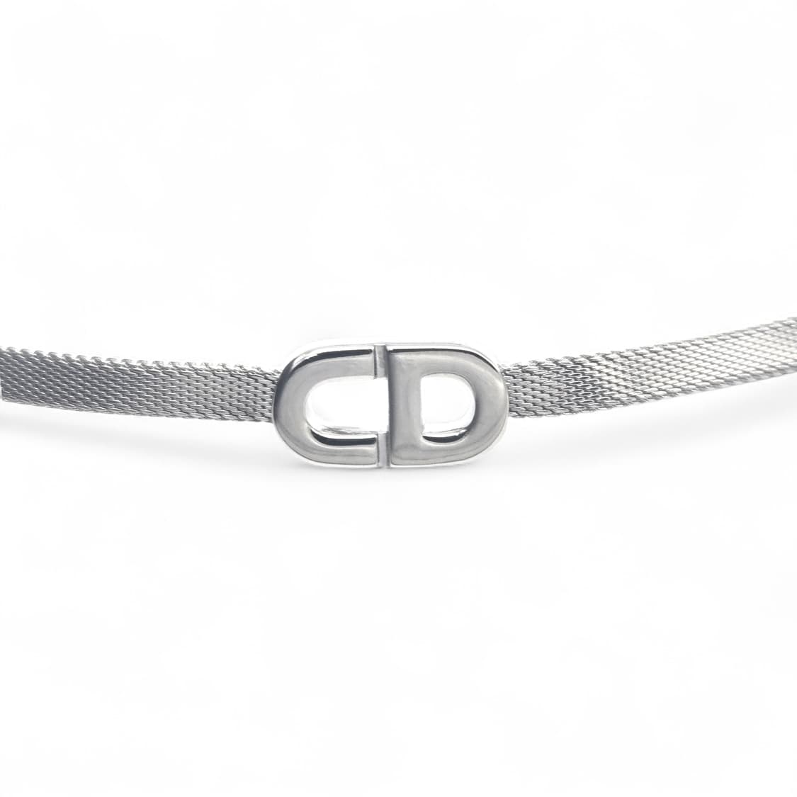 디올 CD로고 메쉬 목걸이 상품이미지2