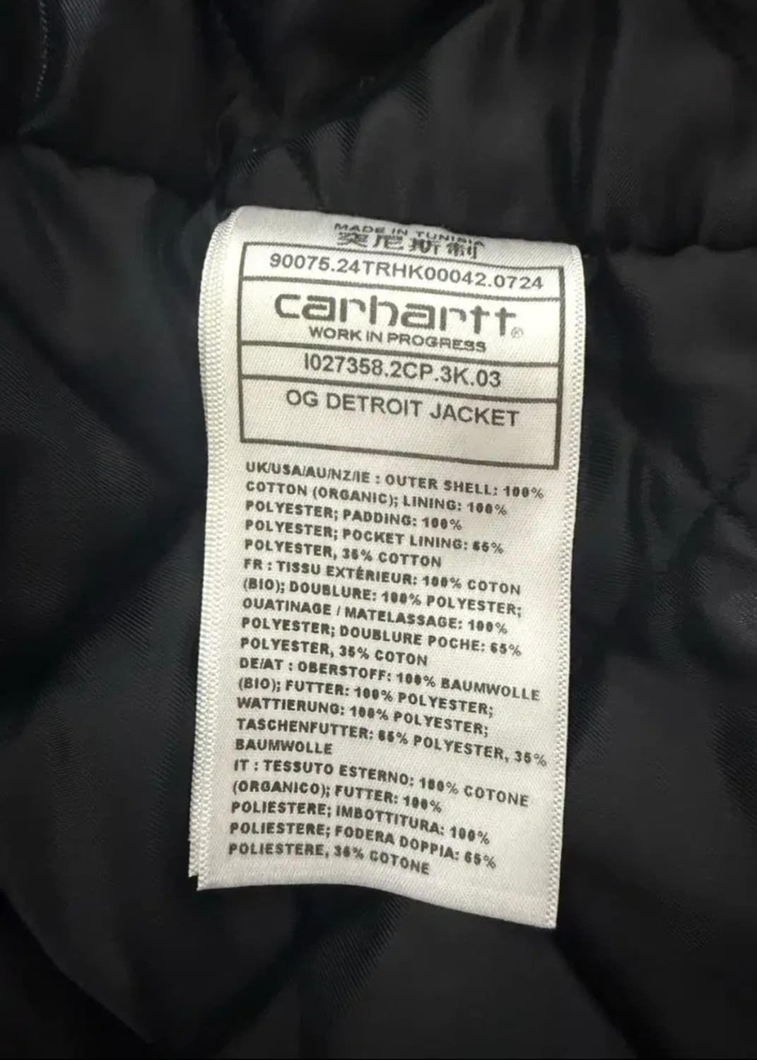 칼하트wip 말벡 라지사이즈 상품이미지4