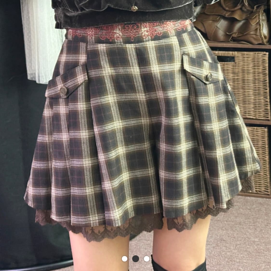 엑시즈팜 스커트 반바지 상품이미지1