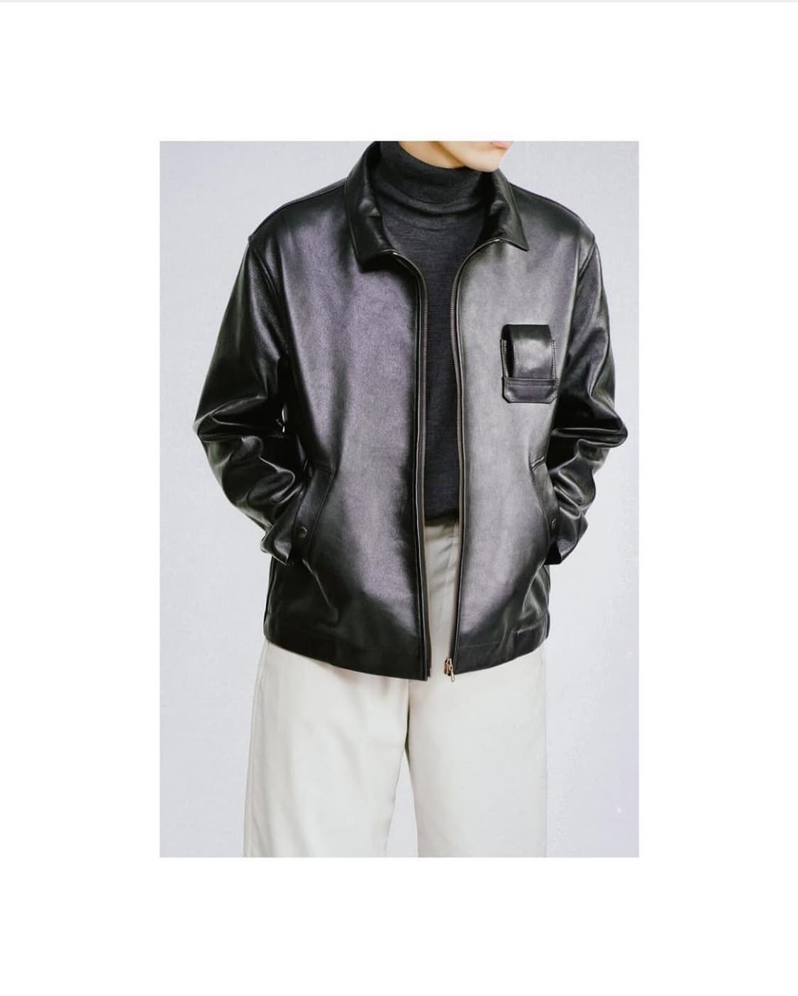 24ss French AirForce Pilot LeatherJacket 상품이미지8