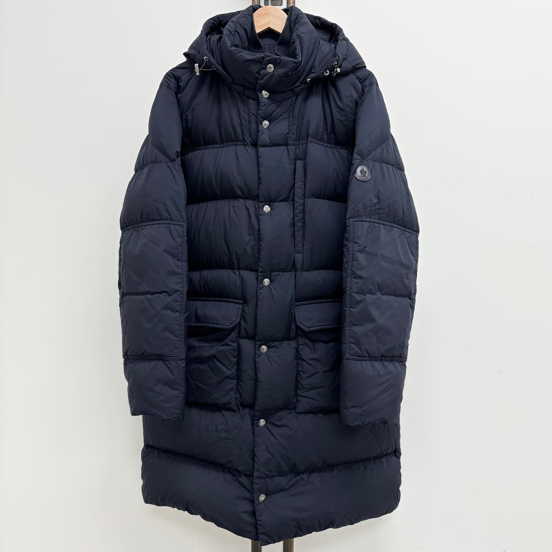 [4]몽클레어 블랙와펜 롱 패딩 상품이미지1