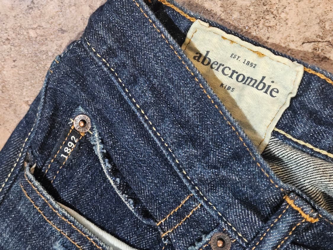 Abercrombie  디스트로이드 데님 팬츠 상품이미지3