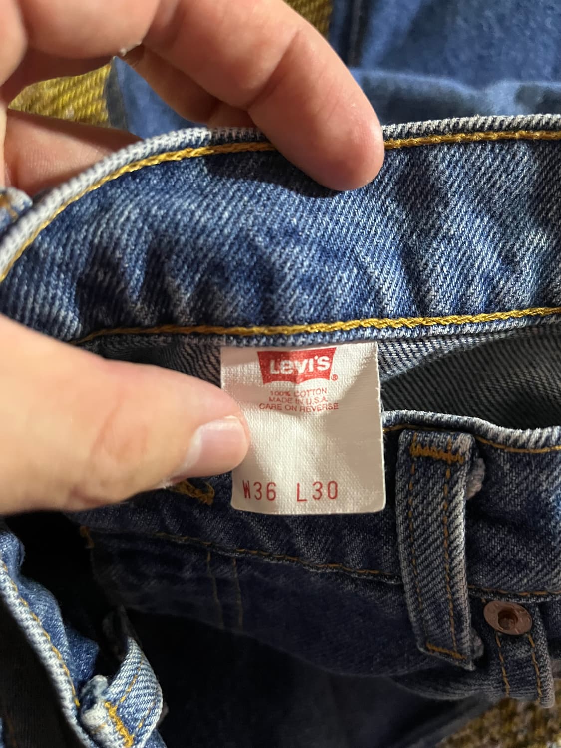 (Made in usa)리바이스 517 오랜지탭 36x30 판매 상품이미지7