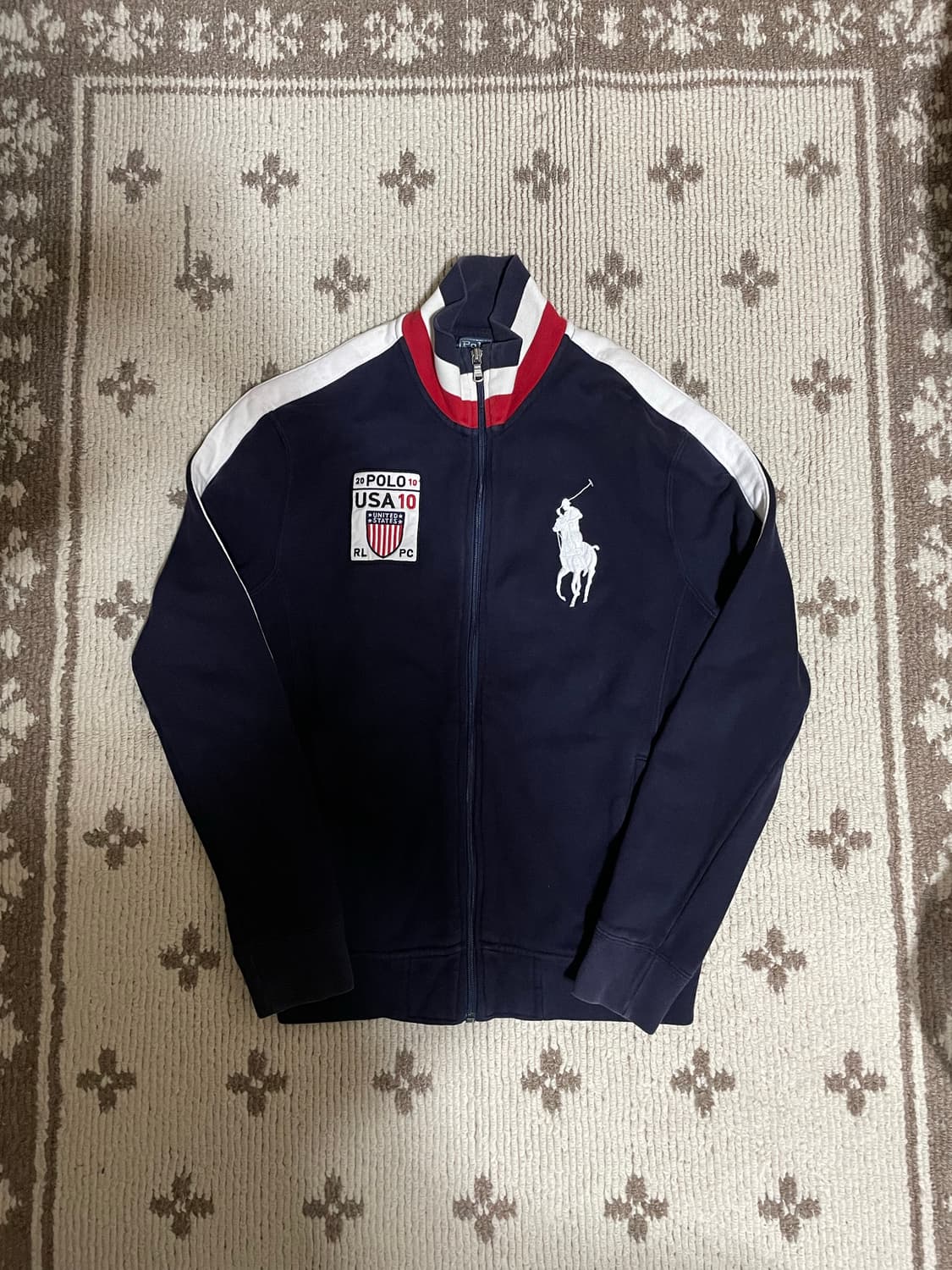 폴로 랄프로렌 빅포니 성조기 집업 상품이미지1