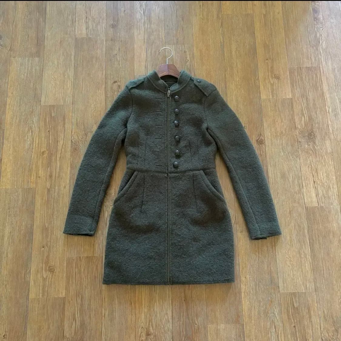 디젤 울코트 XS 슬림핏 수입 정품 밀리터리 집업 상품이미지1