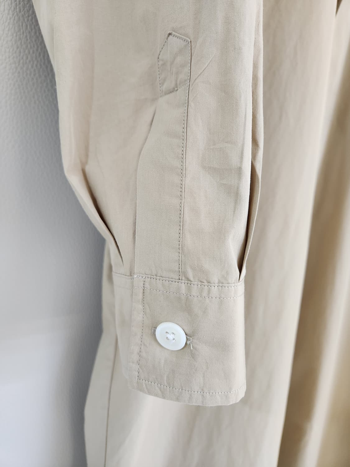 단톤 셔츠겸용 오버핏 원피스 36사이즈 상품이미지5