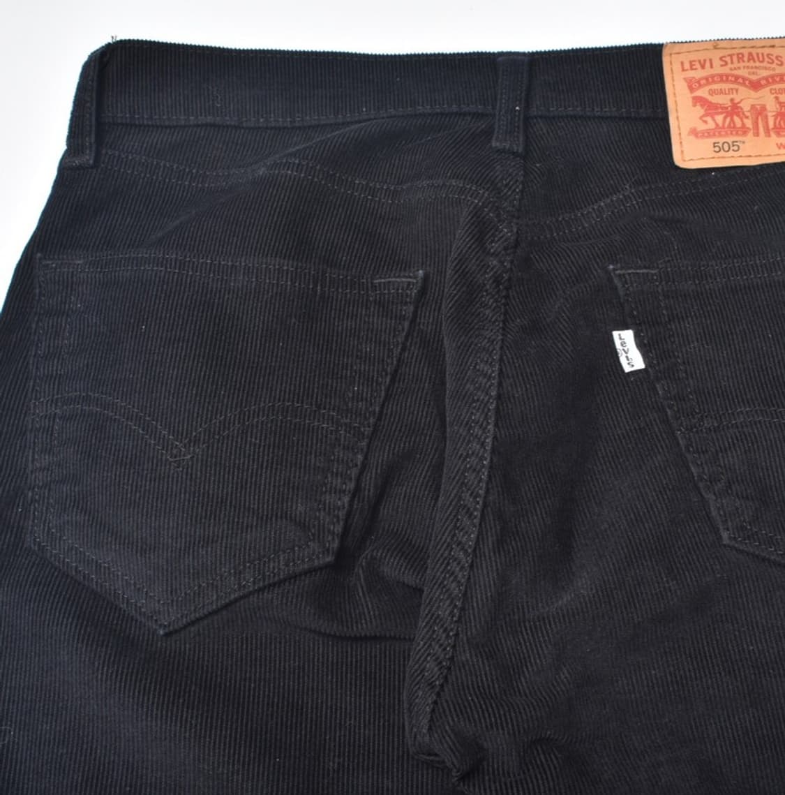 리바이스 505 코듀로이 팬츠 골덴 바지 블랙 29 N0426 상품이미지6