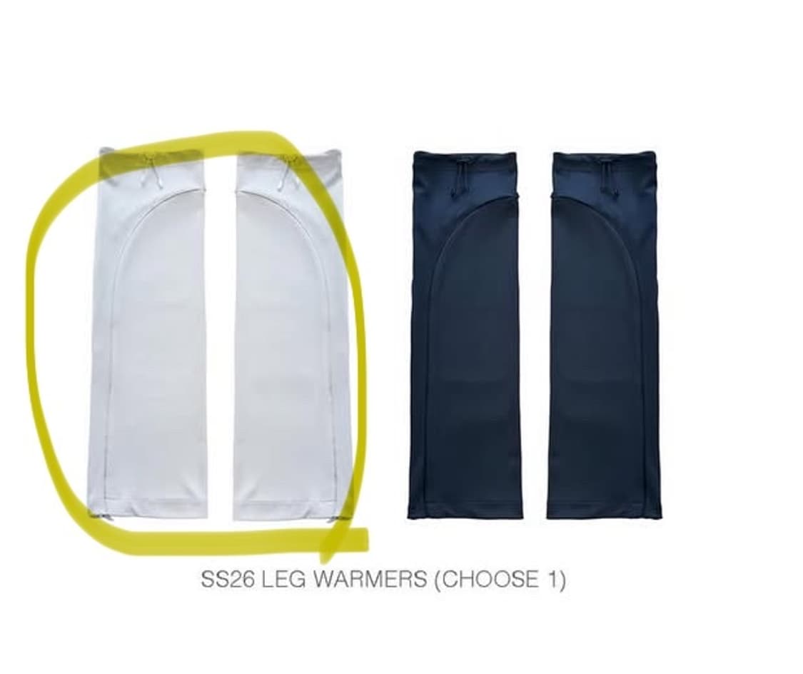 오늘만)지초이 26ss 레그워머 그레이 새상품 상품이미지1