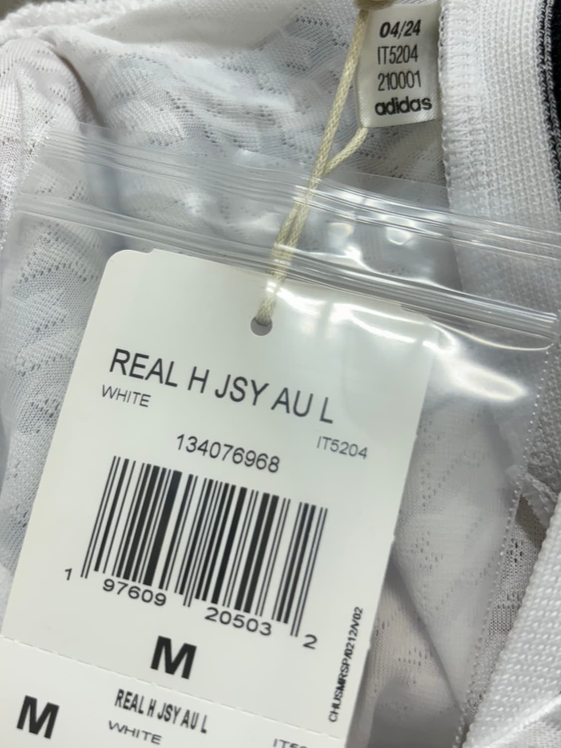 24-25 레알마드리드 어센틱 긴팔 노마킹 해외 M 상품이미지9