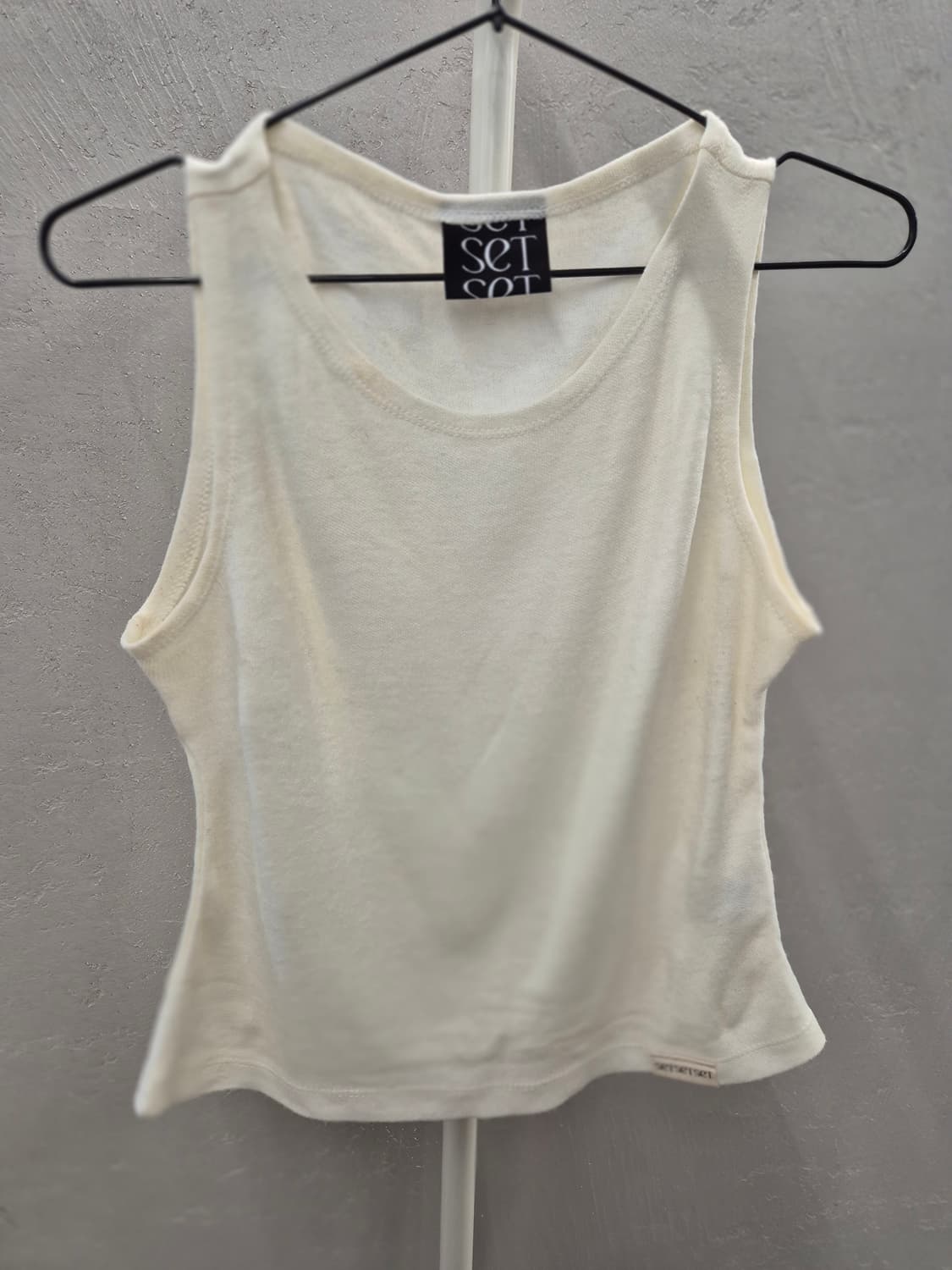 SETSETSET 아이보리 슬리브리스 FREE 상품이미지2