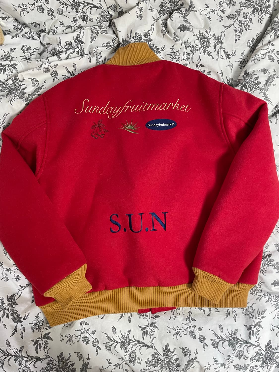 선데이후르츠마켓 바시티 누빔 자켓 상품이미지3