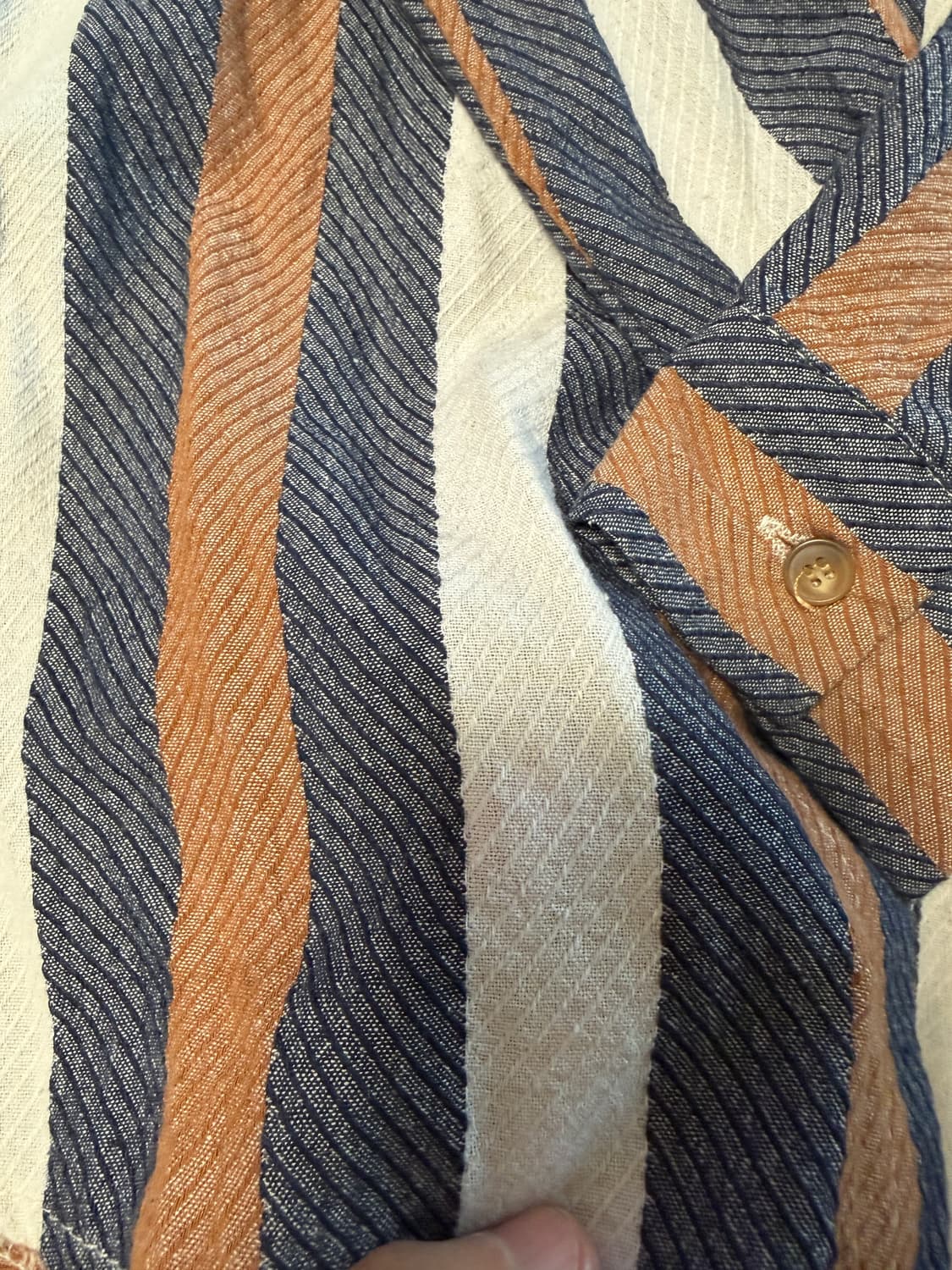 피그먼트 줄무늬셔츠 FREE 상품이미지3