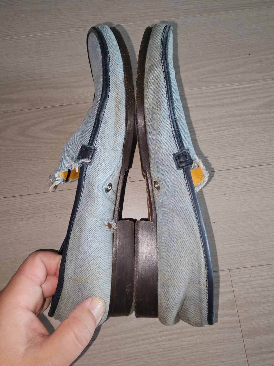 돌체앤가바나 데님 로퍼 구두 상품이미지3