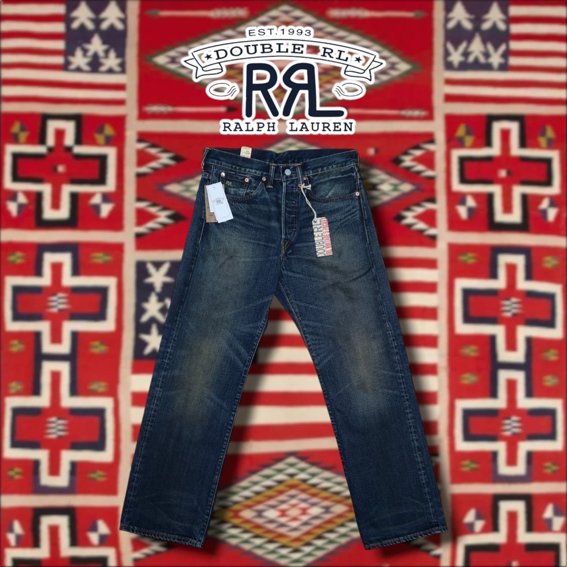 [29x30] RRL 더블알엘 빈티지 파이브 포켓 데님 팬츠 기빈스 상품이미지1
