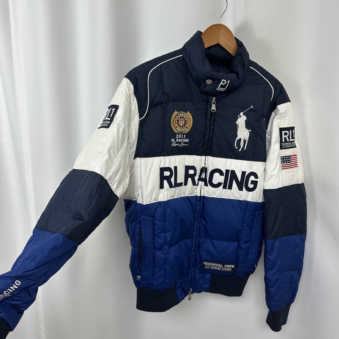   폴로랄프로렌 남자 빅포니 레이싱 패딩 자켓 L 상품이미지2