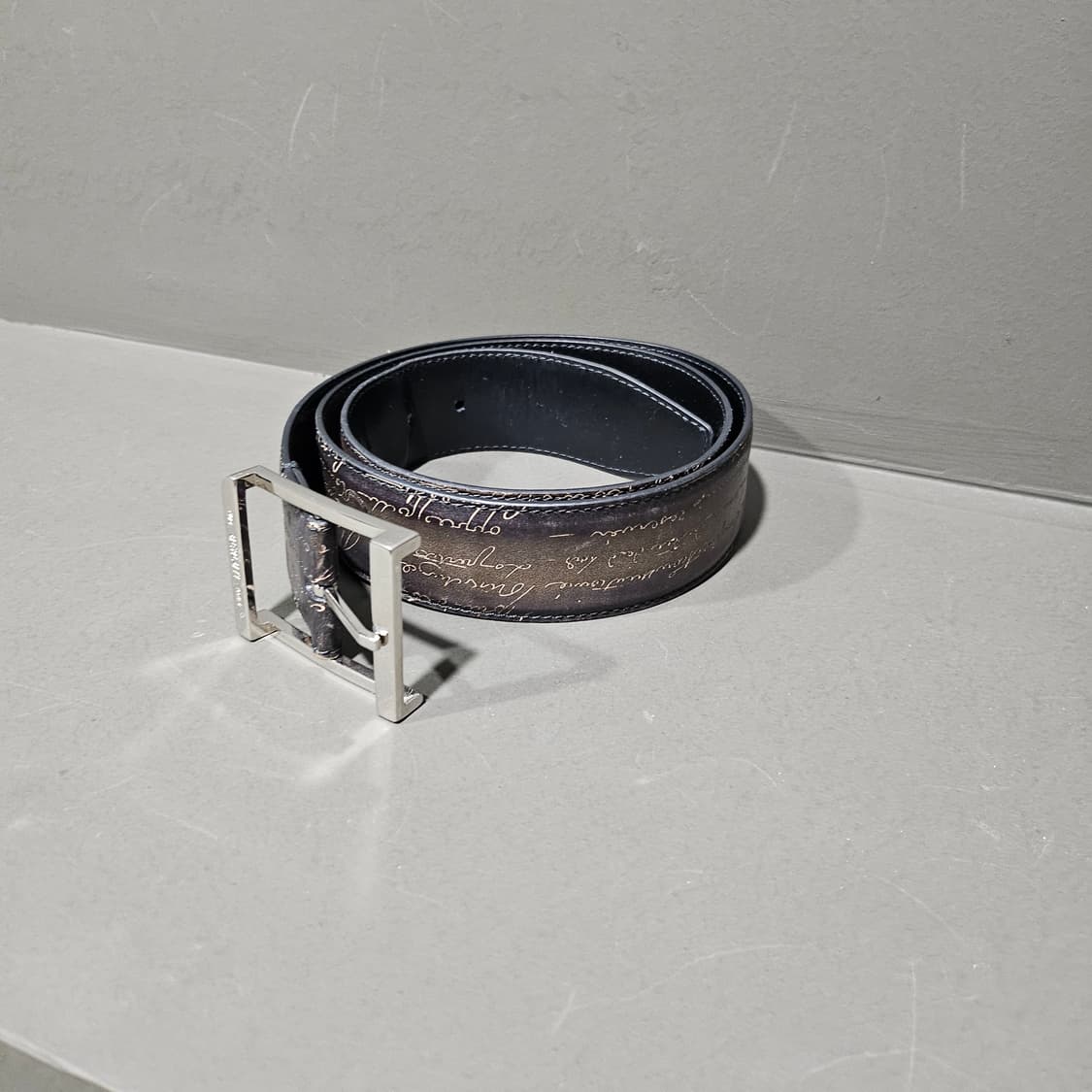 벨루티 스크리토 버클 레더 벨트 상품이미지2