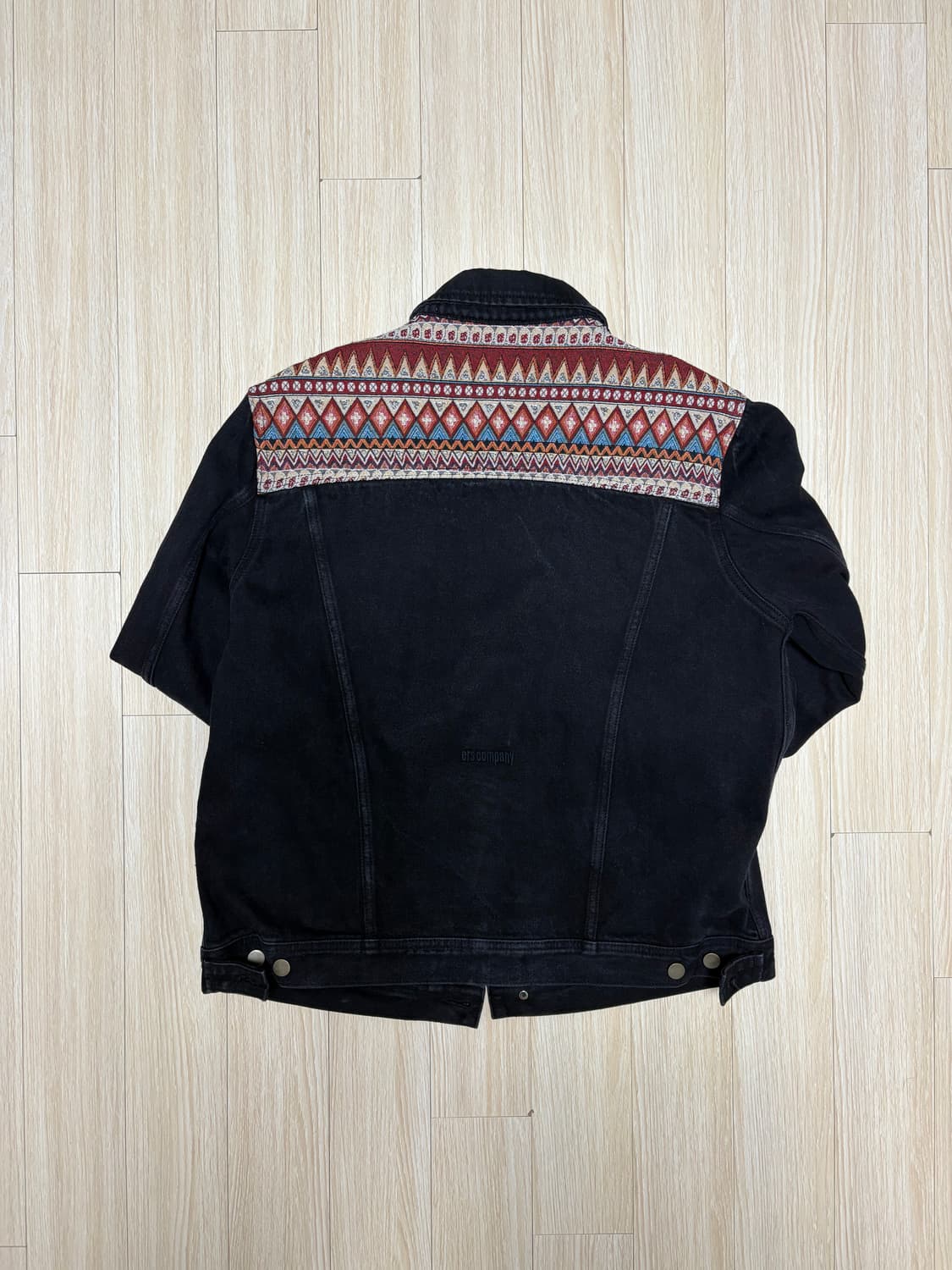 이알에스코 데님 트러커 자켓_블랙 xl 상품이미지4