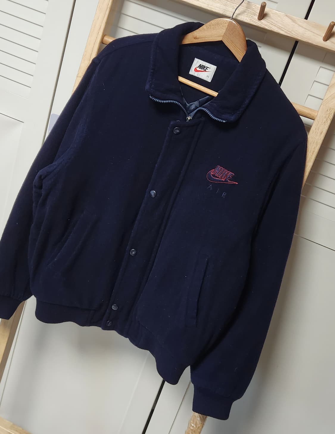 나이키 빅로고 올드스쿨 모직 빅로고 점퍼 자켓 상품이미지3