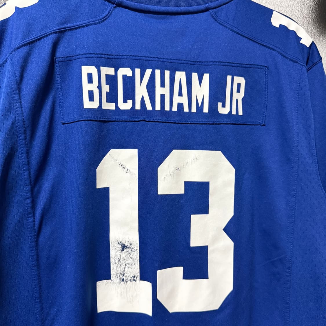 나이키 x NFL 뉴욕 자이언츠 베컴 주니어 마킹 풋볼 져지 상품이미지6