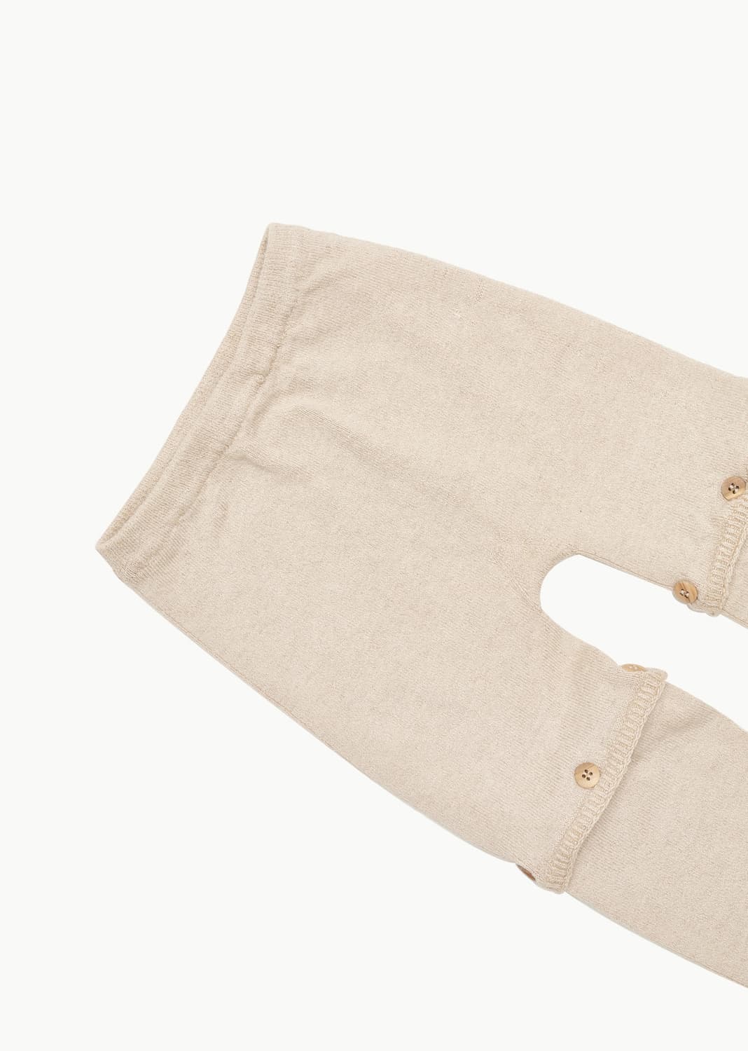 베이스레인지25fw Button Tights, Lata Beige 레깅스 상품이미지7
