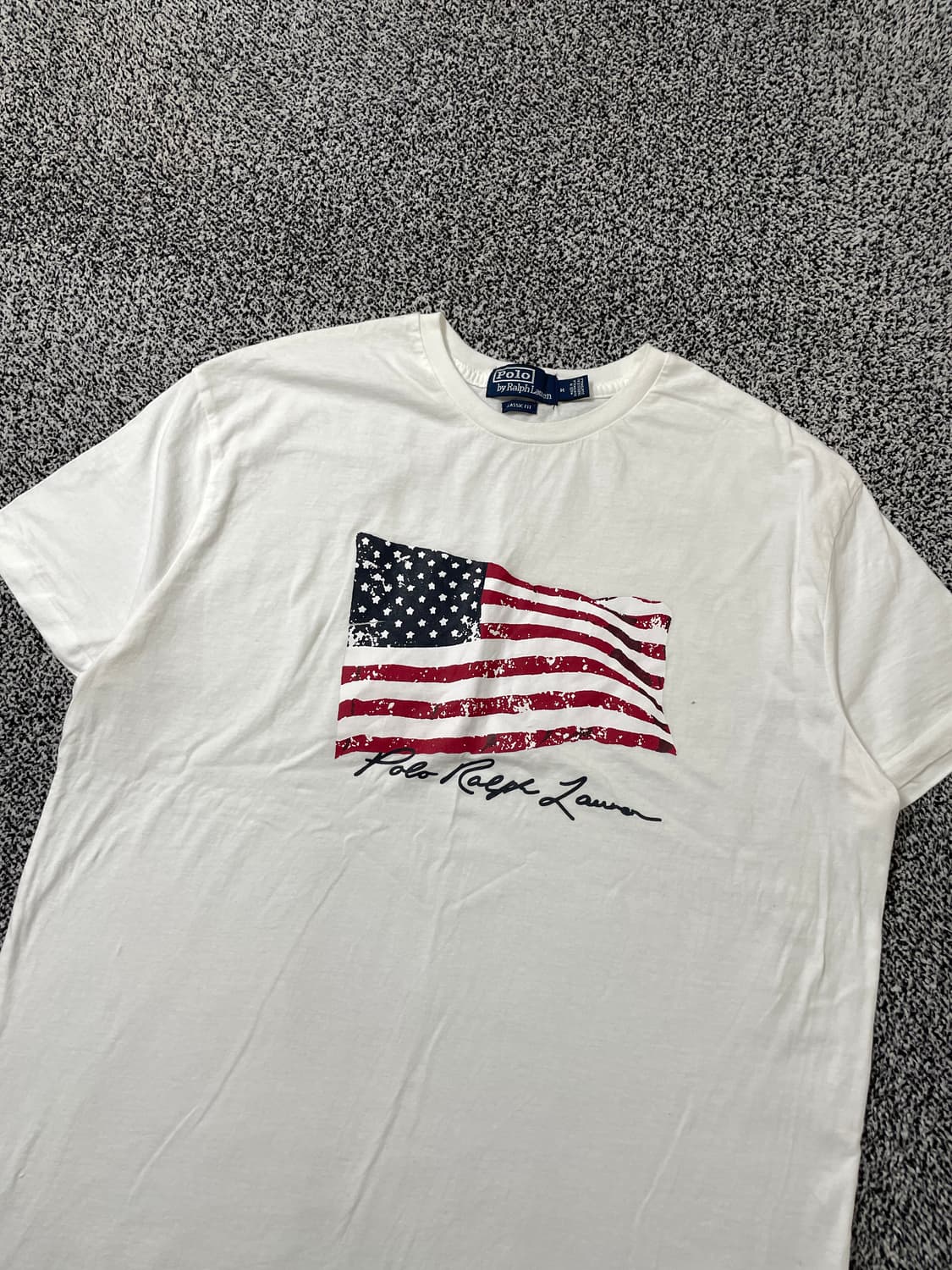 빈티지9. 폴로랄프로렌 성조기 아메리칸 플래그 반팔 티셔츠 반소매 상품이미지2