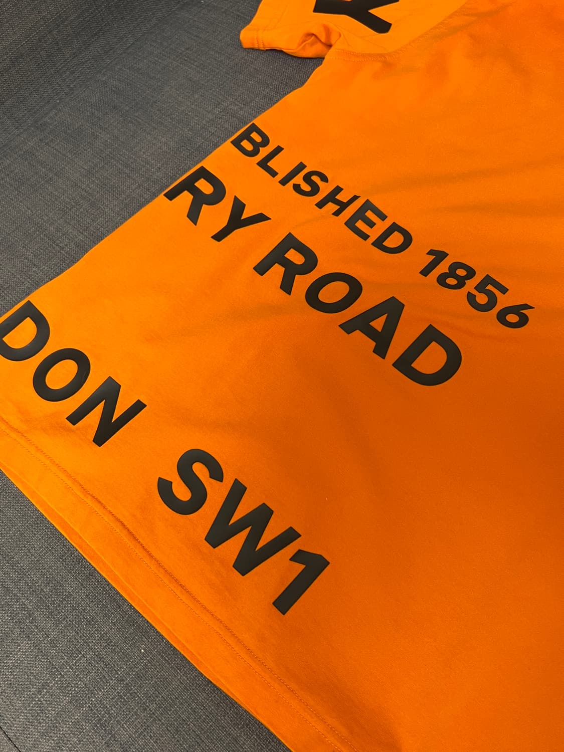 버버리 호스페리 반팔 티셔츠 오렌지 상품이미지4