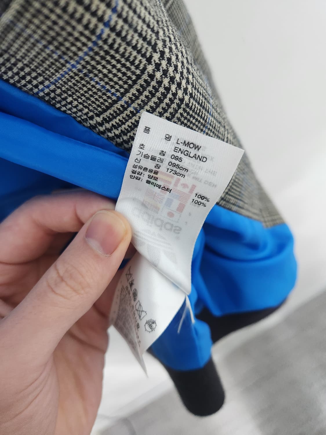 아디다스 체크 패턴 자켓 상품이미지4