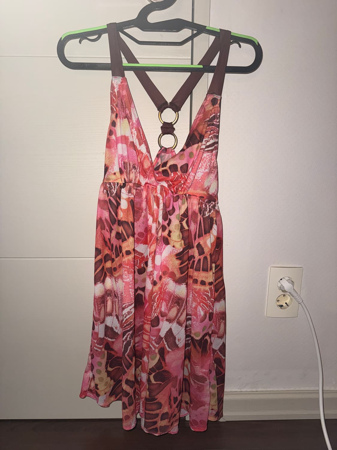 y2k 갸루 탑+스카프 세트 상품이미지1