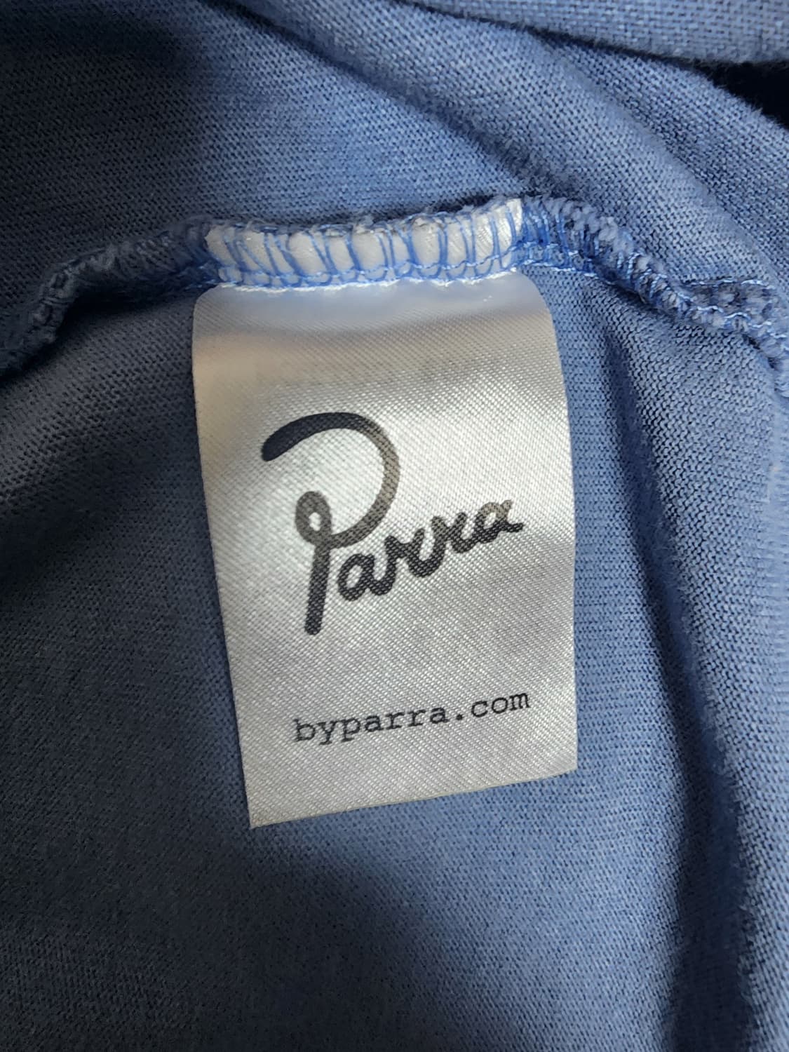 Parra (파라) 듀오톤 스카이블루 티셔츠 XXL 상품이미지9