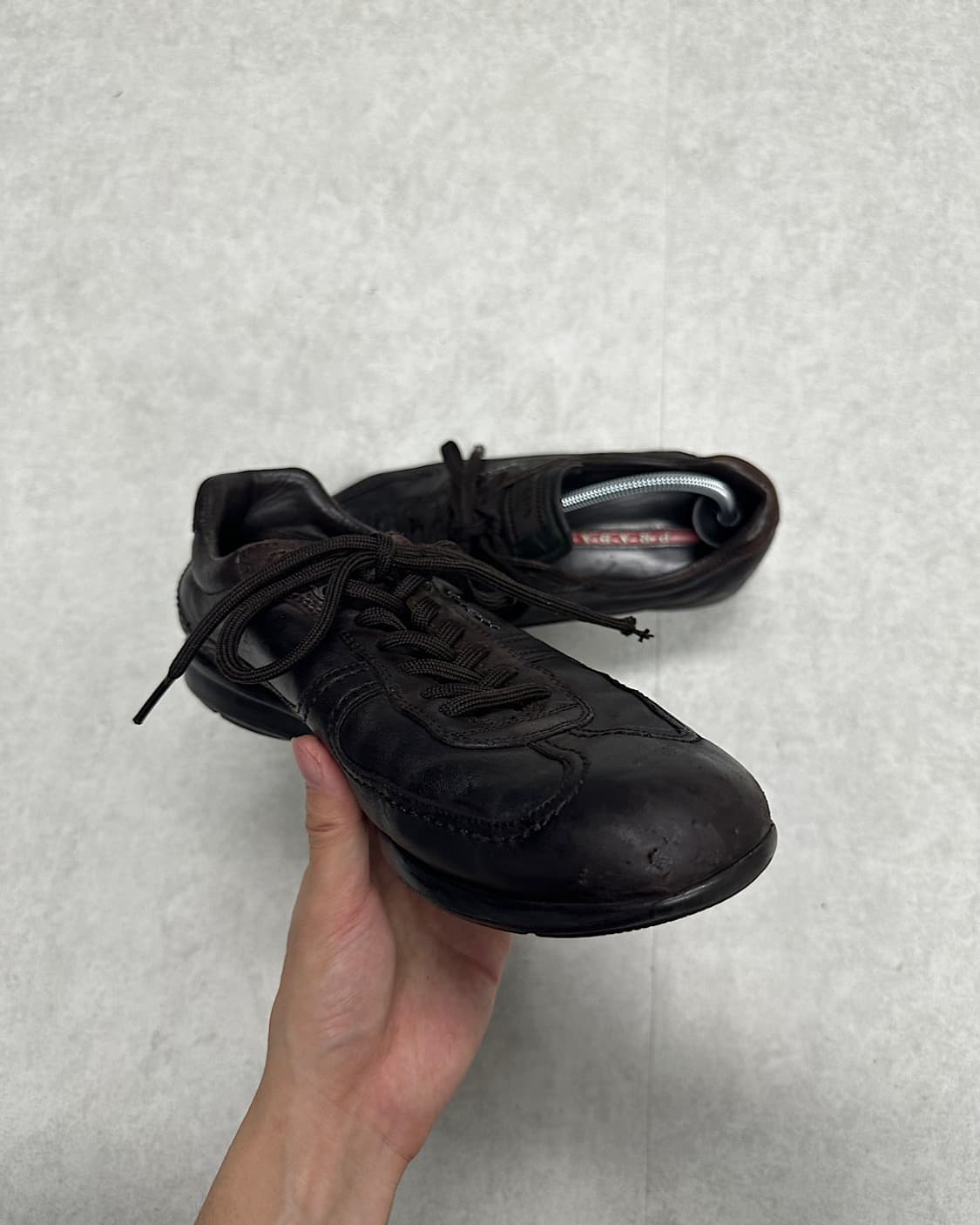 Prada brown learher 상품이미지4