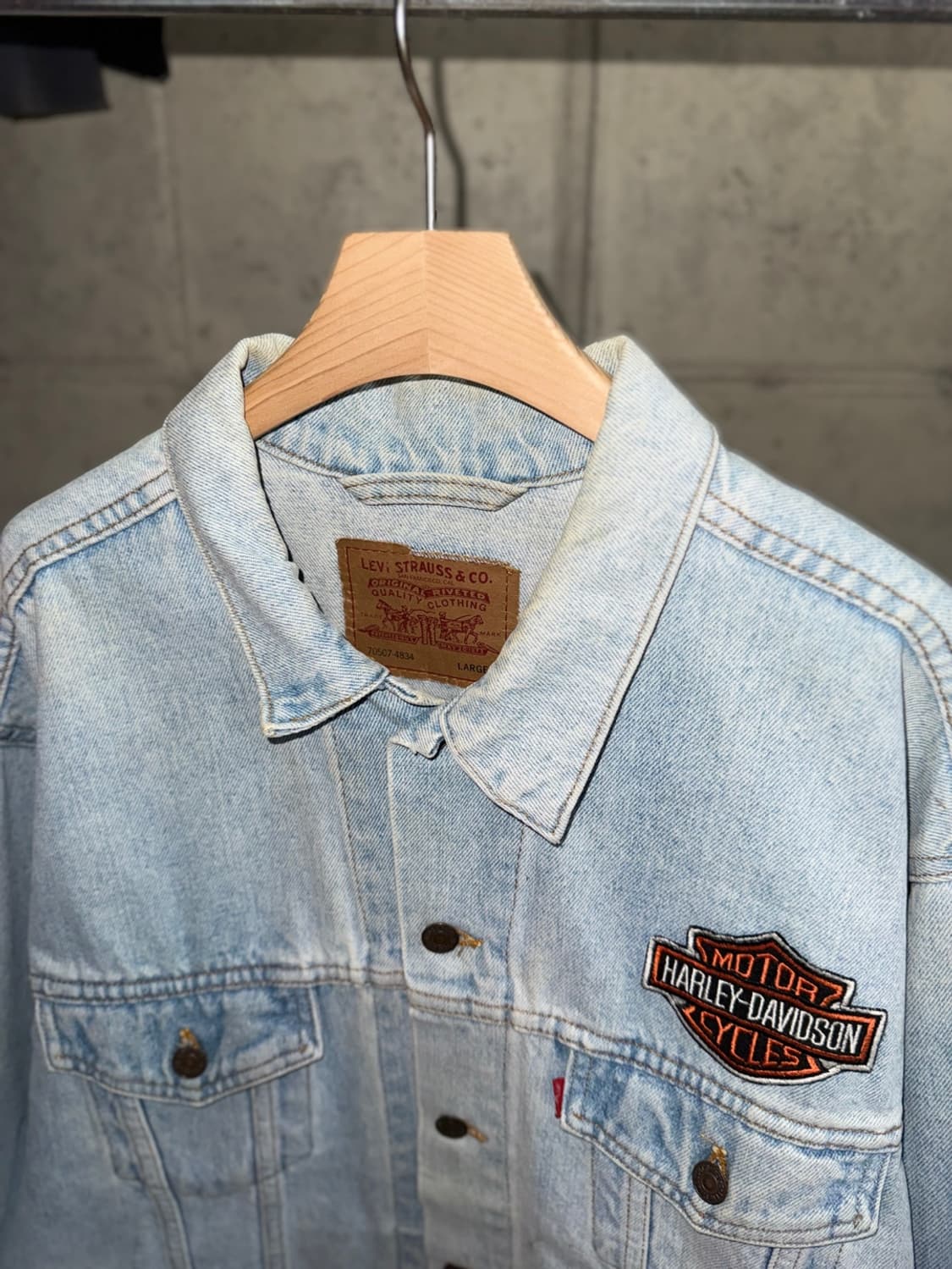 90s LEVIS USA DENIM JACKET (110) 상품이미지2