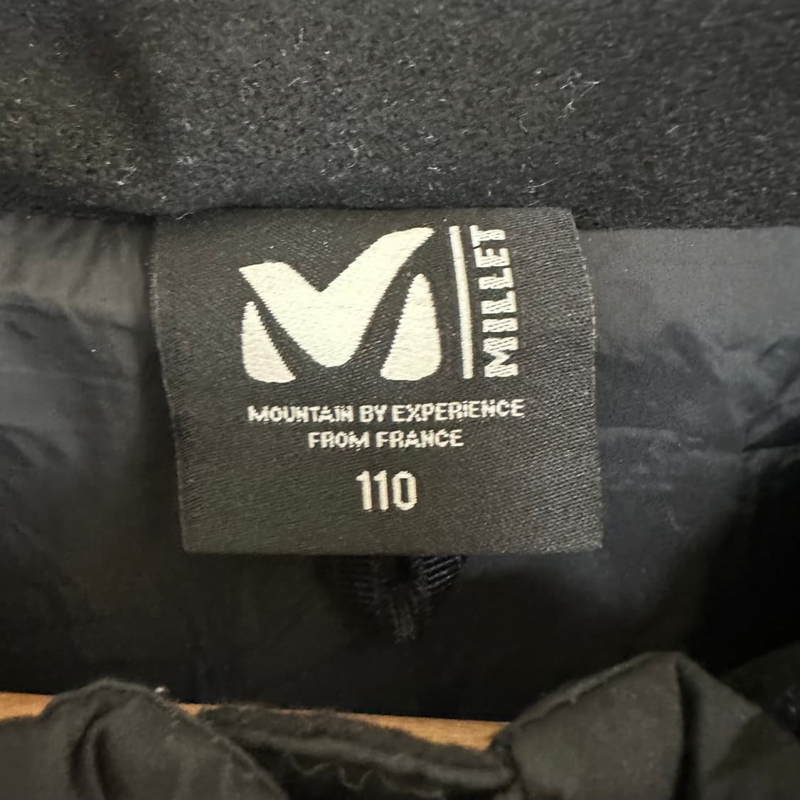 밀레 남자 경량 패딩자켓 검정 거위털 빅사이즈 110 상품이미지5