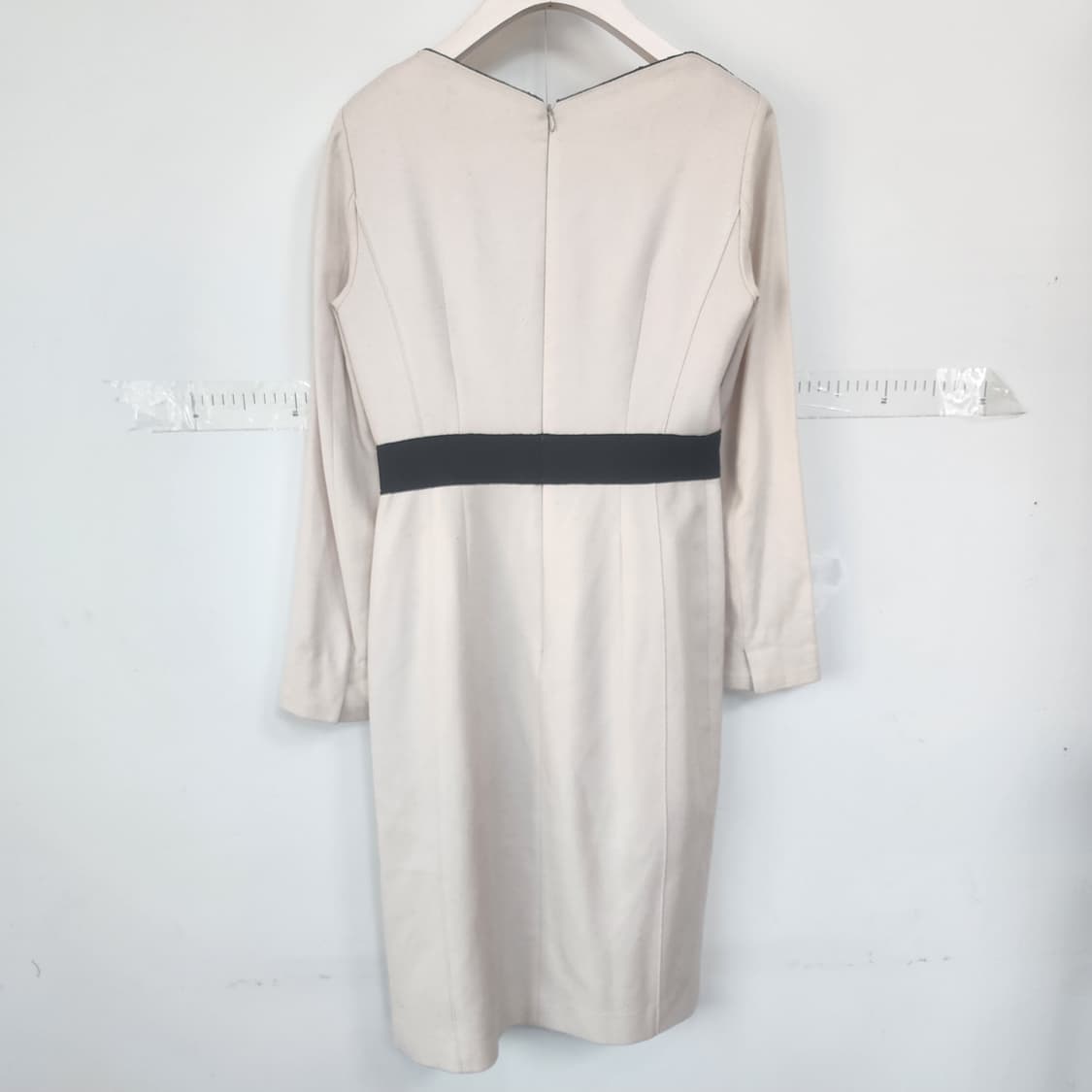 미샤 하객룩 원피스 아이보리 블랙 배색 상품이미지7