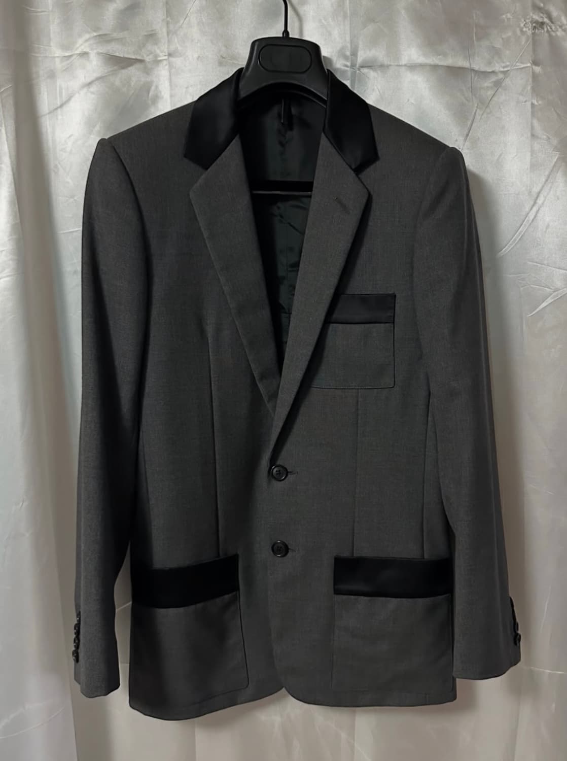 디올옴므 AW07 NAVIGAVE 새틴 카라 블레이저 상품이미지2