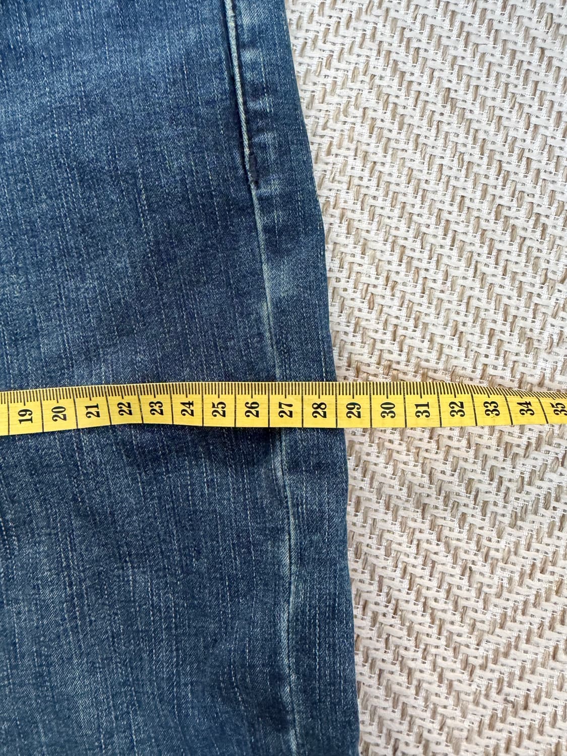 정품) 솔리드옴므 가죽패치 로고 청바지 76(30) 상품이미지10